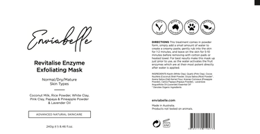 Professional Revitalise Enzyme Exfoliating Mask - Enviabelle
